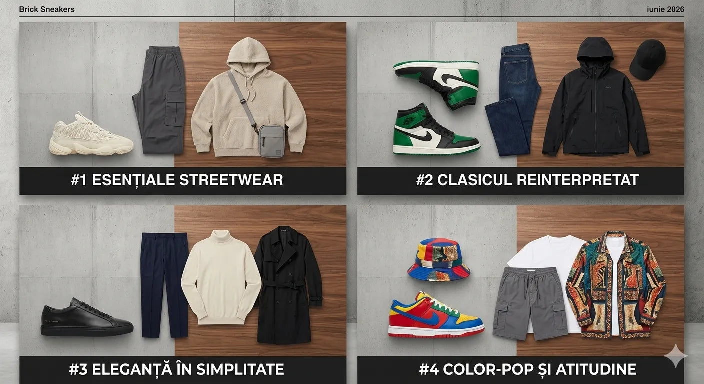 Ghid Stil Streetwear 2026: Cum să-ți asortezi sneakerșii | Brick Sneakers