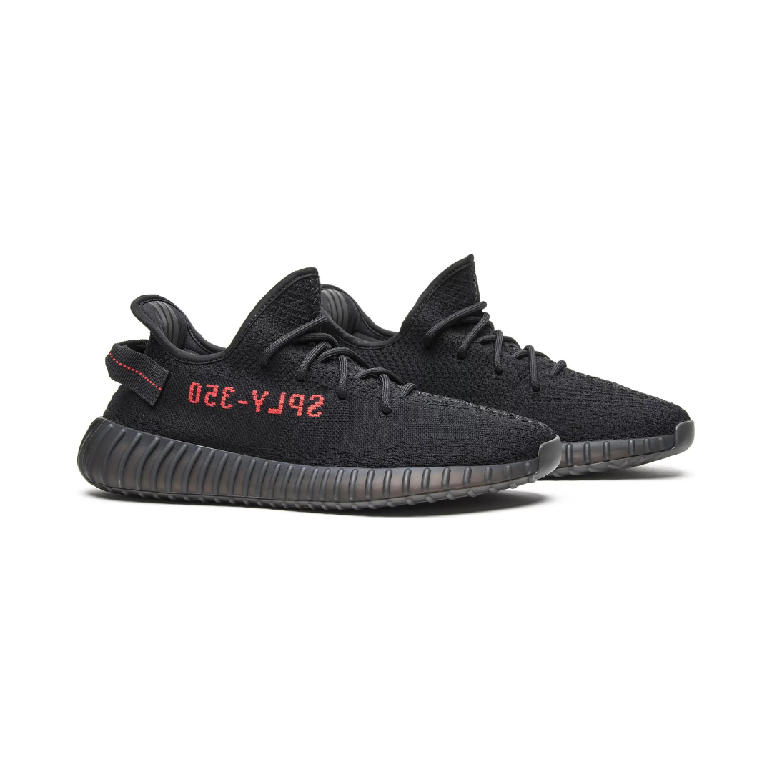 Yeezy Boost 350 V2 Bred (Black/Red) - Brick Sneakers