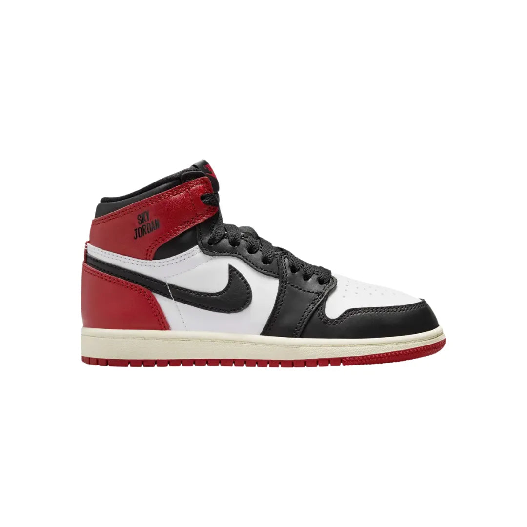 Air-Jordan-1-Retro-High-OG-Black-Toe-Reimagined-FD1412-061-PS-Kids-Brick-Sneakers