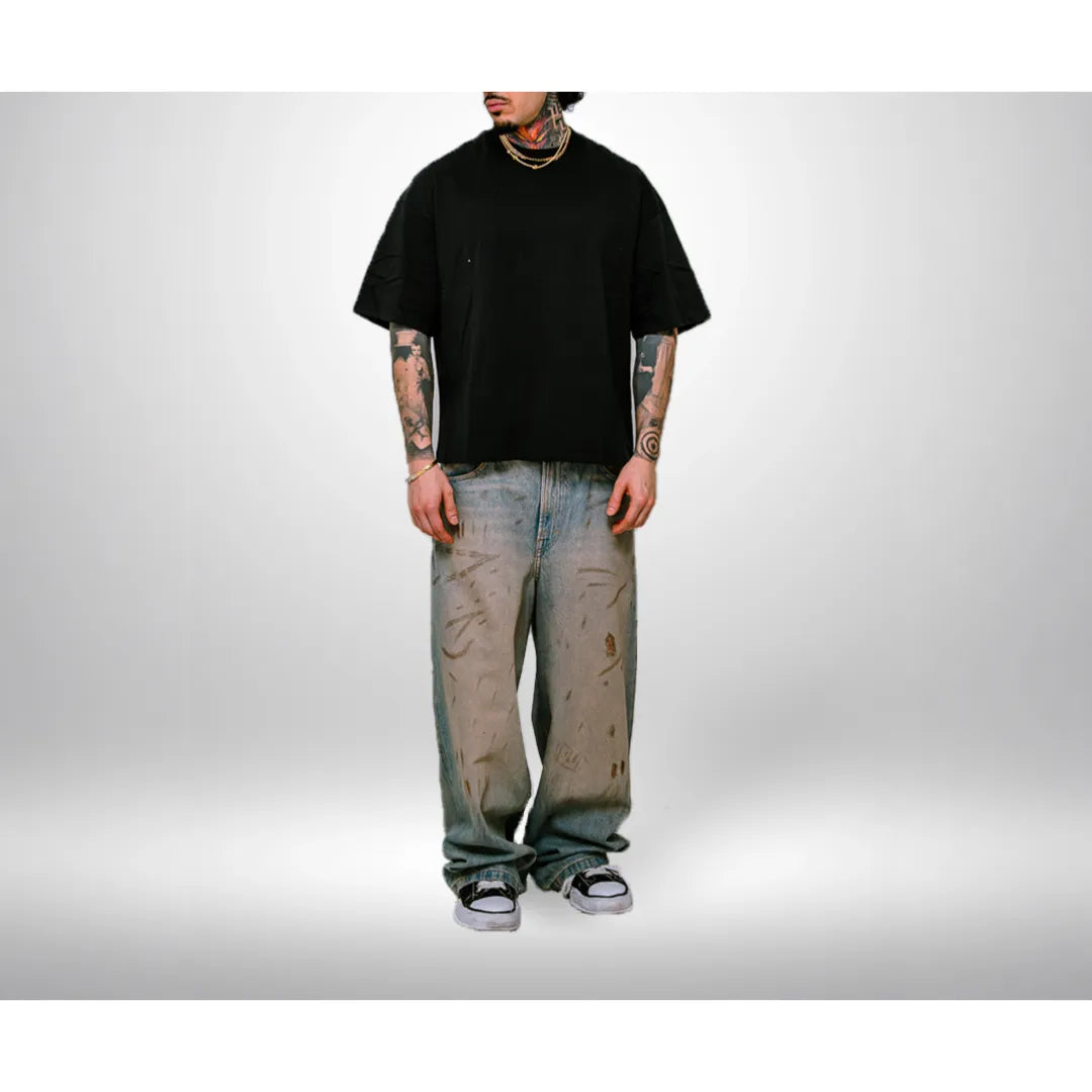 IP-by-paris-Oversized-Cropped-Tee_Black