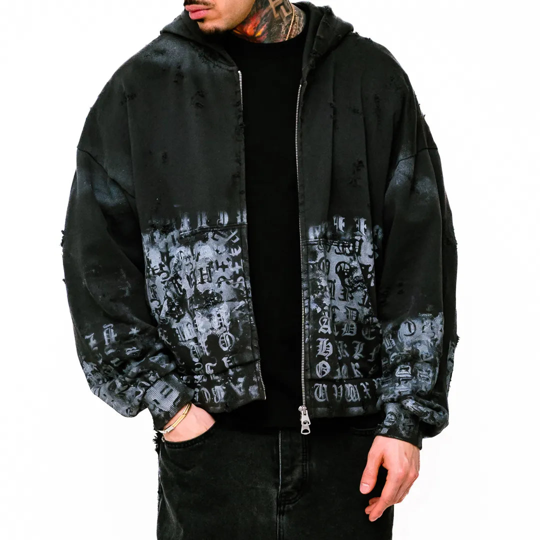 IP-by-paris-Vintage-Oversized-Alphabet-Hoodie