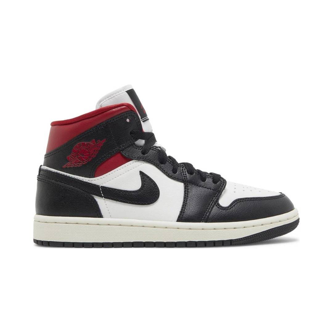 Nike-Air-Jordan-1-Mid-Black-Gym-Red-Panda-BQ6472-061-BRICK-SNEAKERS