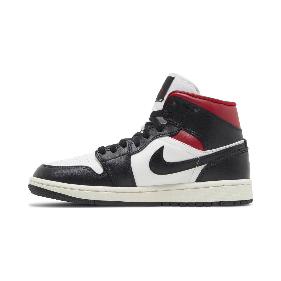Nike-Air-Jordan-1-Mid-Black-Gym-Red-Panda-BQ6472-061-BRICK-SNEAKERS 4