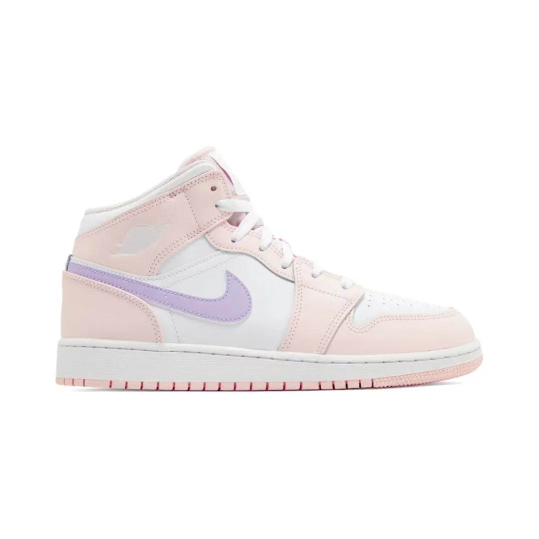 Nike Air Jordan 1 Mid Pink Wash - Brick Sneakers