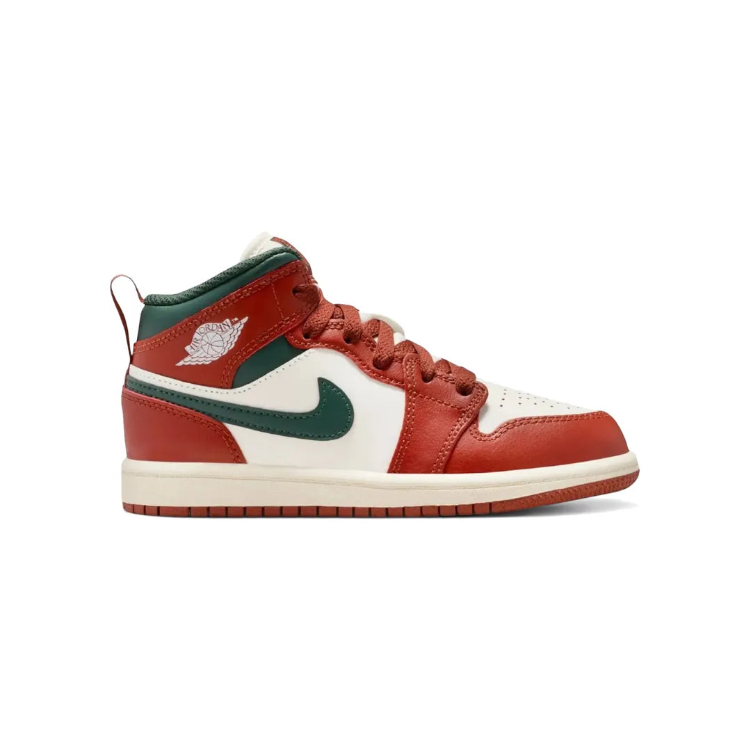 Nike-Air-Jordan-1-Mid-Redstone-Brick-Sneakers-DQ8424-105