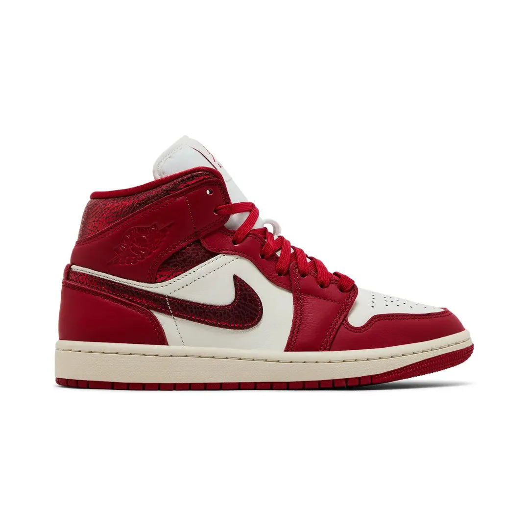 Nike-Air-Jordan-1-Mid-SE-Red-Cracked-Leather-HJ9337-106-Brick-Sneakers