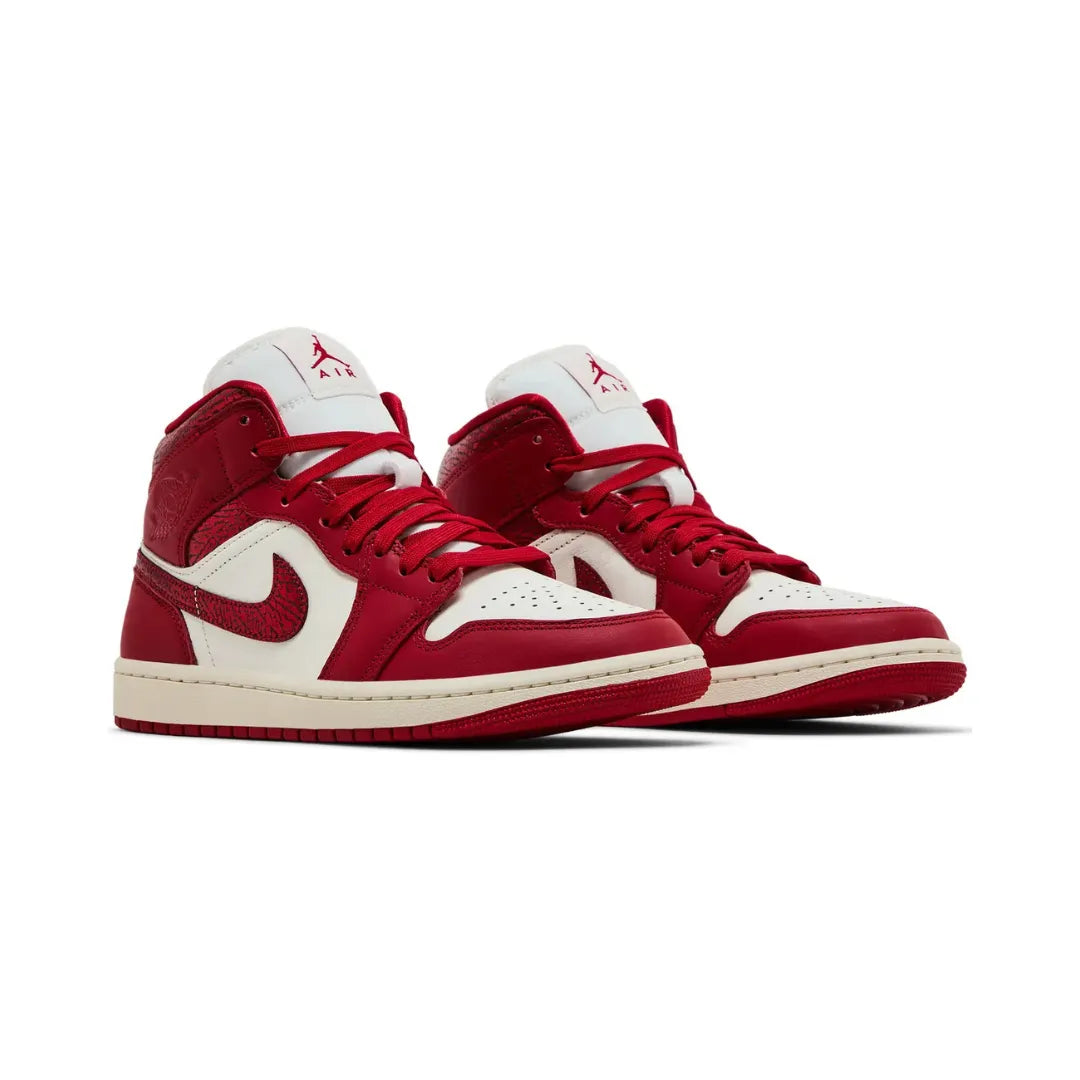 Nike-Air-Jordan-1-Mid-SE-Red-Cracked-Leather-HJ9337-106-Brick-Sneakers