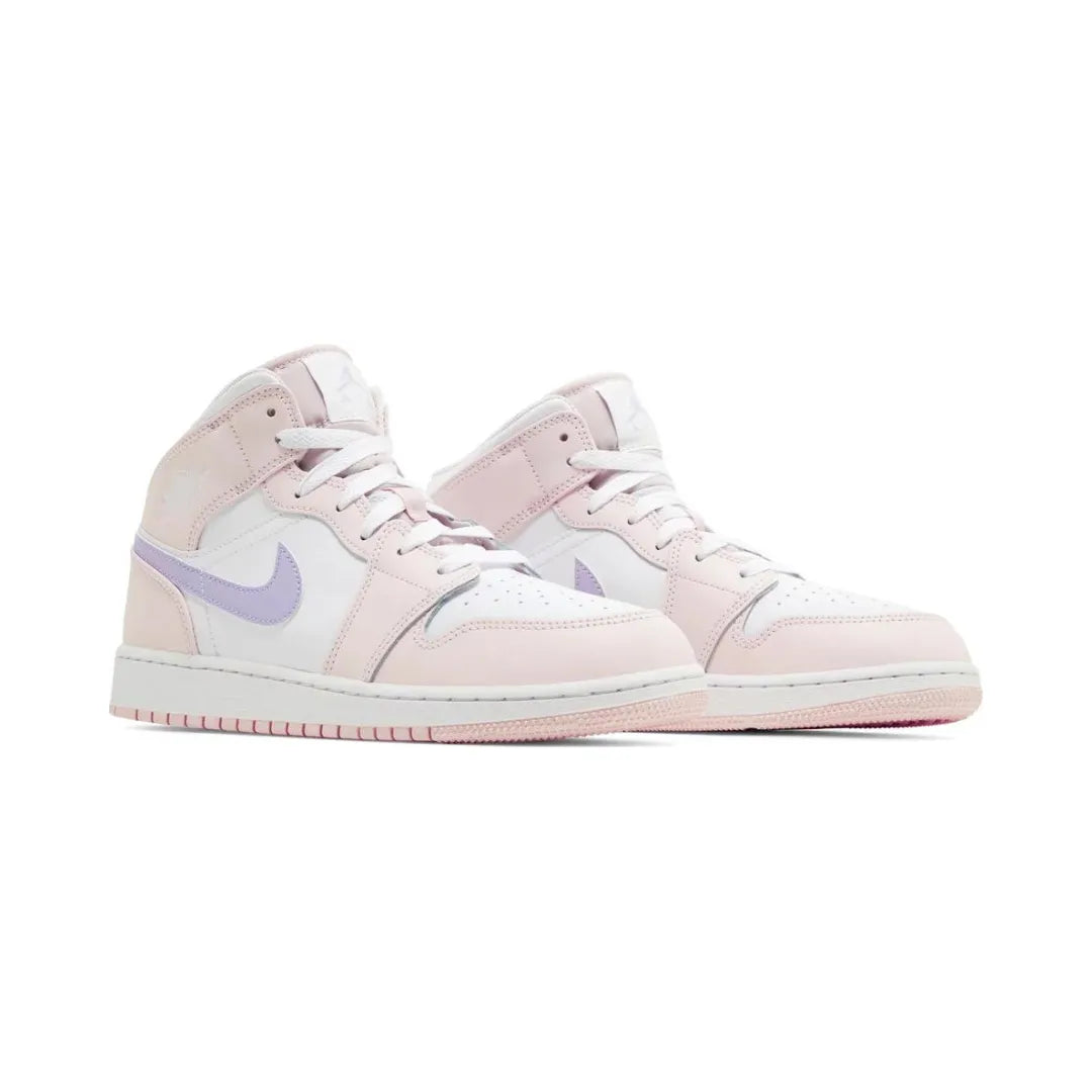 Nike Air Jordan 1 Mid Pink Wash FD8780-601 Brick Sneakers 2
