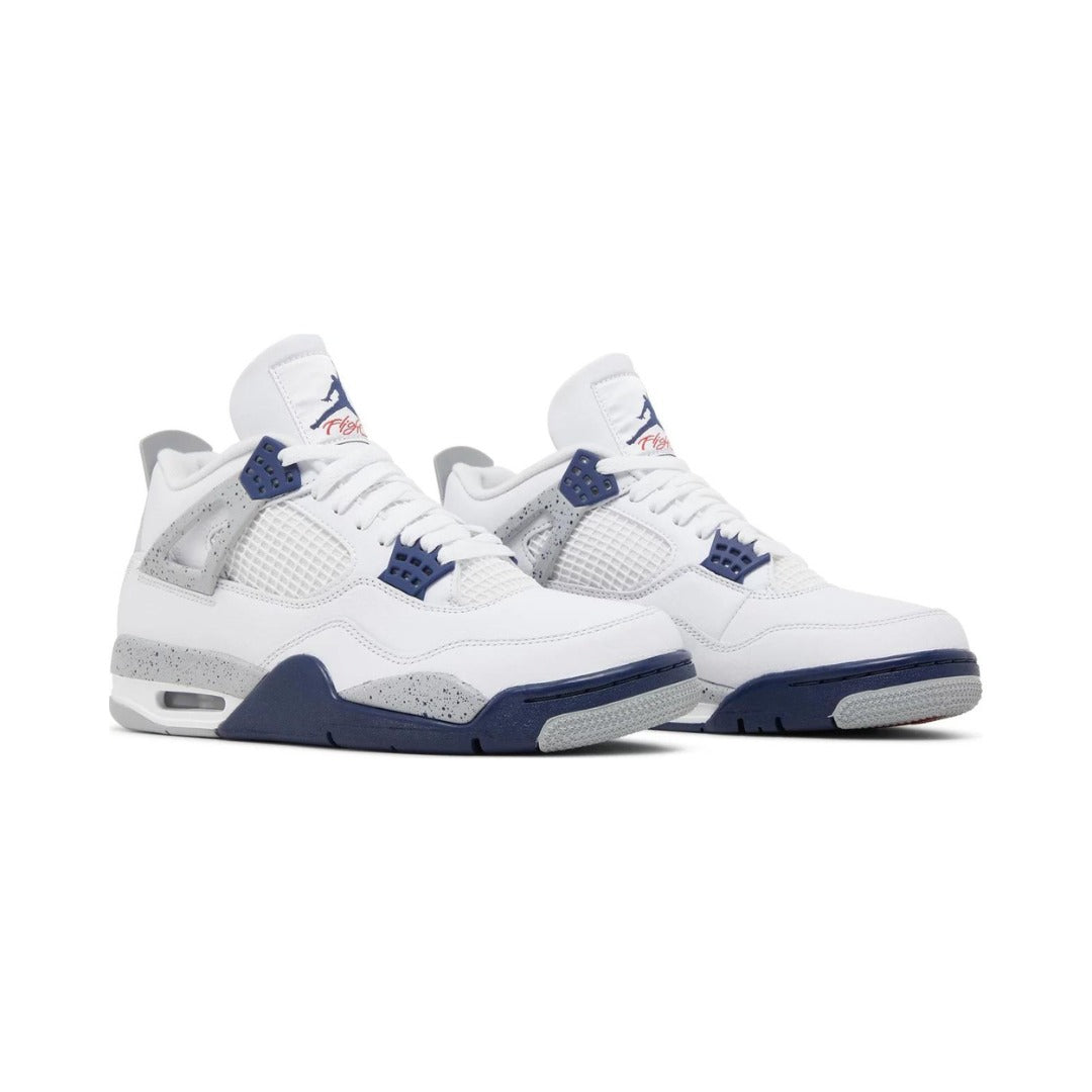 Air Jordan 4 Retro Midnight Navy - Brick Sneakers