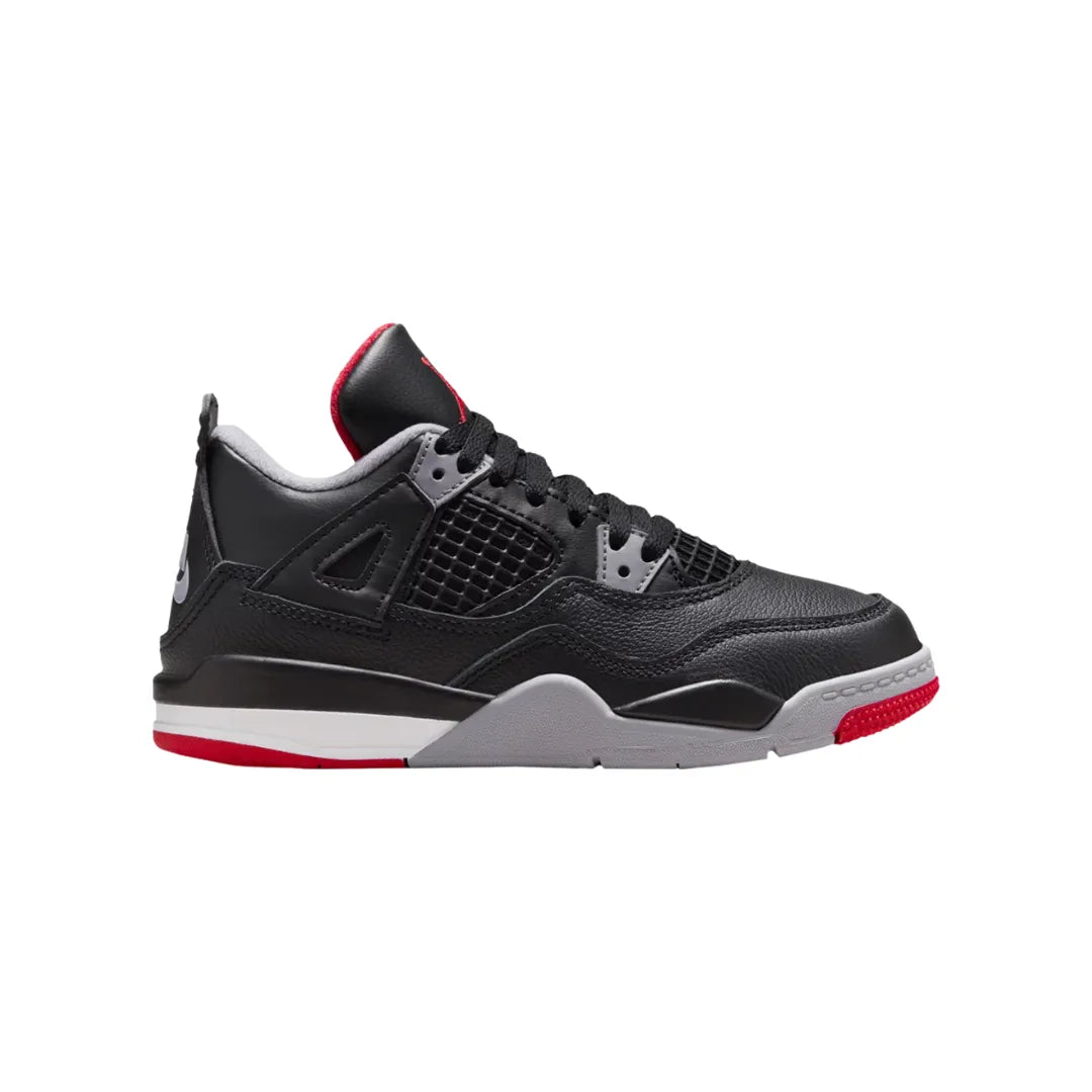 Nike-Air-Jordan-4-Retro-Bred-Reimagined-BQ7669-006-Brick-Sneakers-PS-Kids