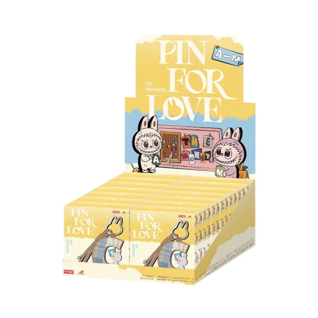 Pop Mart Labubu The Monsters ”Pin for Love” Letter Pendant (A-Z)