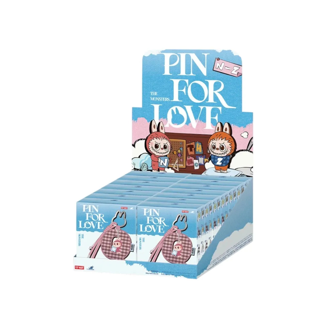 Pop Mart Labubu The Monsters ”Pin for Love” Letter Pendant (A-Z)