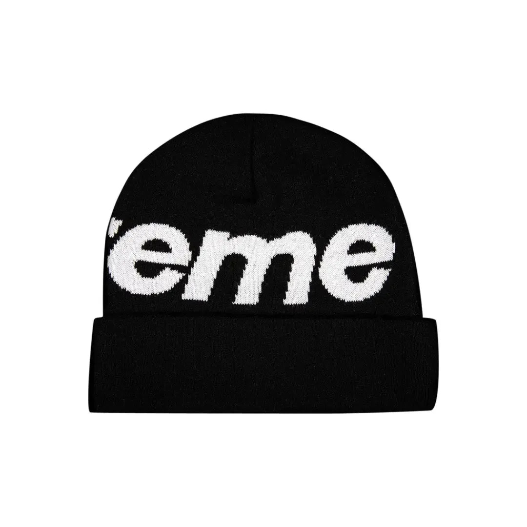 Supreme Big Logo Beanie ”Black”
