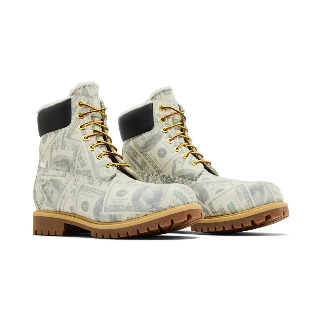 Timberland 6" Premium Waterproof Boot Supreme x MM6 Maison Margiela ”$100 Bills”