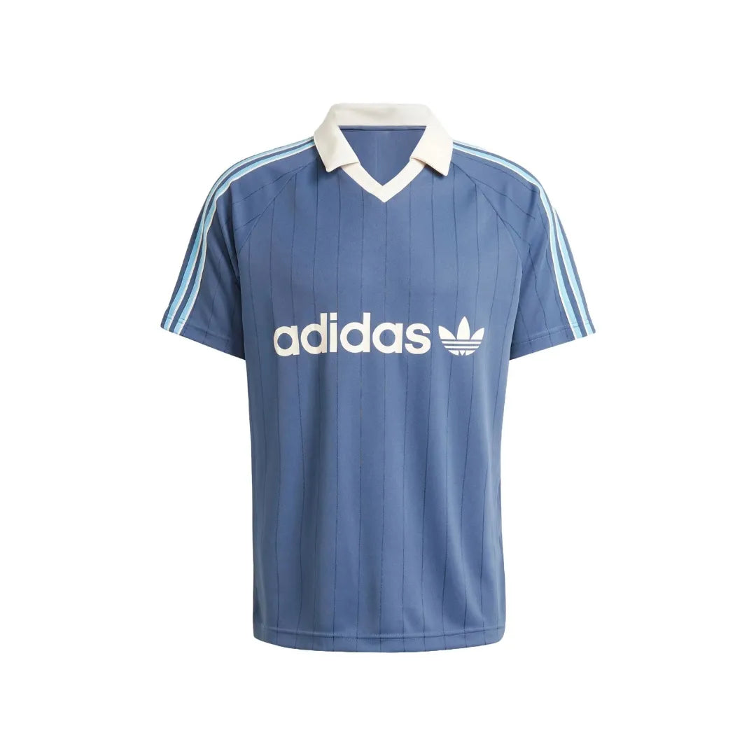 Tricou Adidas ”Pinstripe Blue”