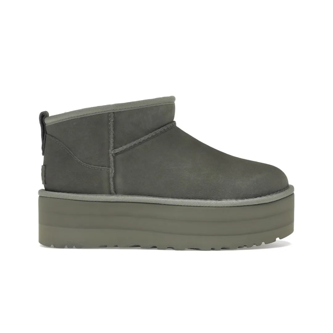 UGG Classic Ultra Mini Platform Shaded Clover - Brick Sneakers