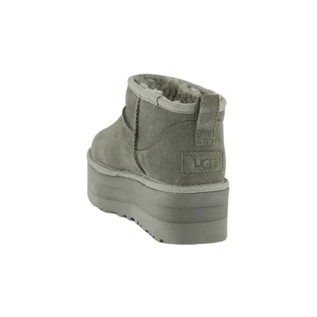 UGG Classic Ultra Mini Platform Shaded Clover - Brick Sneakers