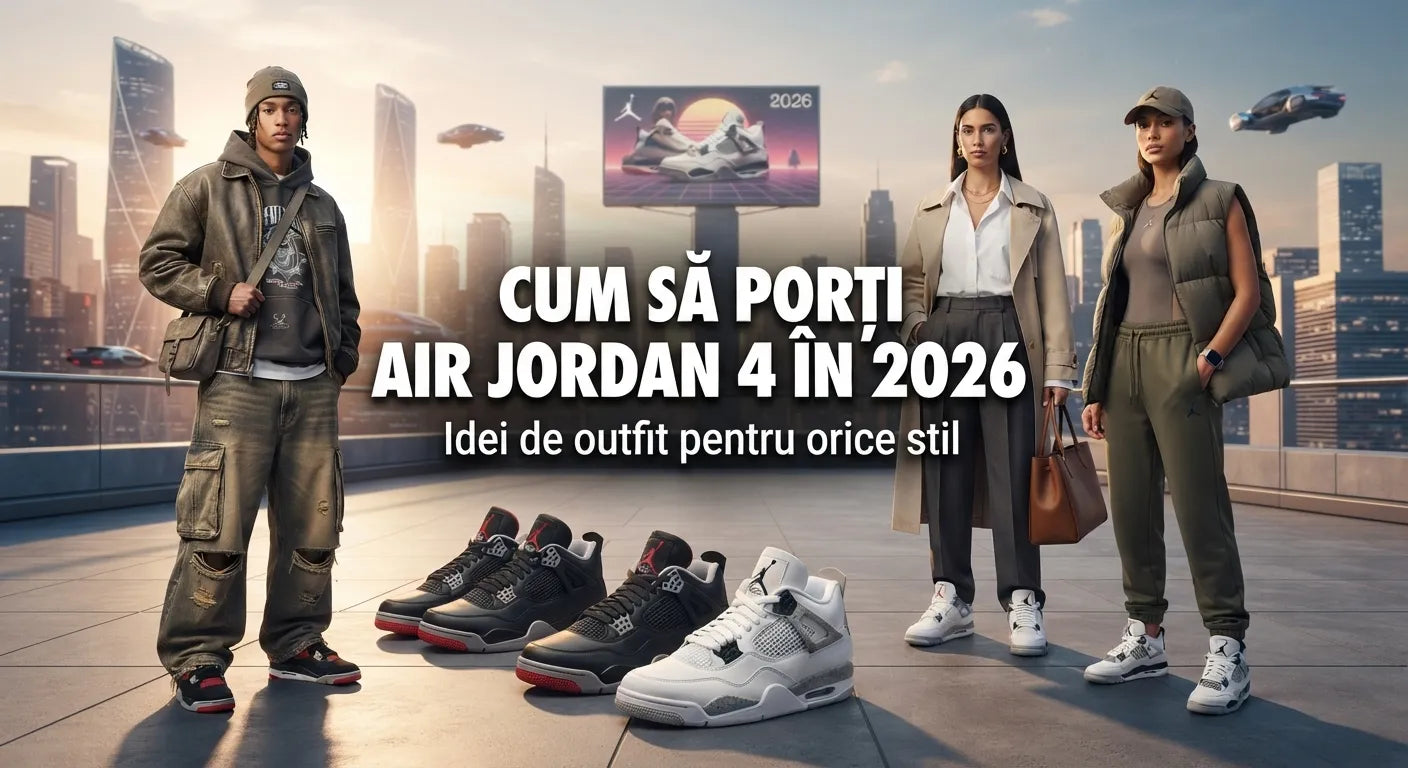 Cum să porți Air Jordan 4 în 2026 – Idei de outfit pentru orice stil