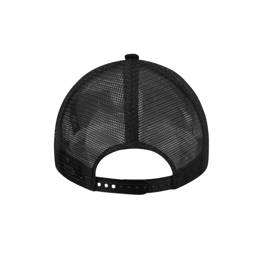 Sapca New Era A-Frame Trucker Chicago Bulls ”Triple Black”