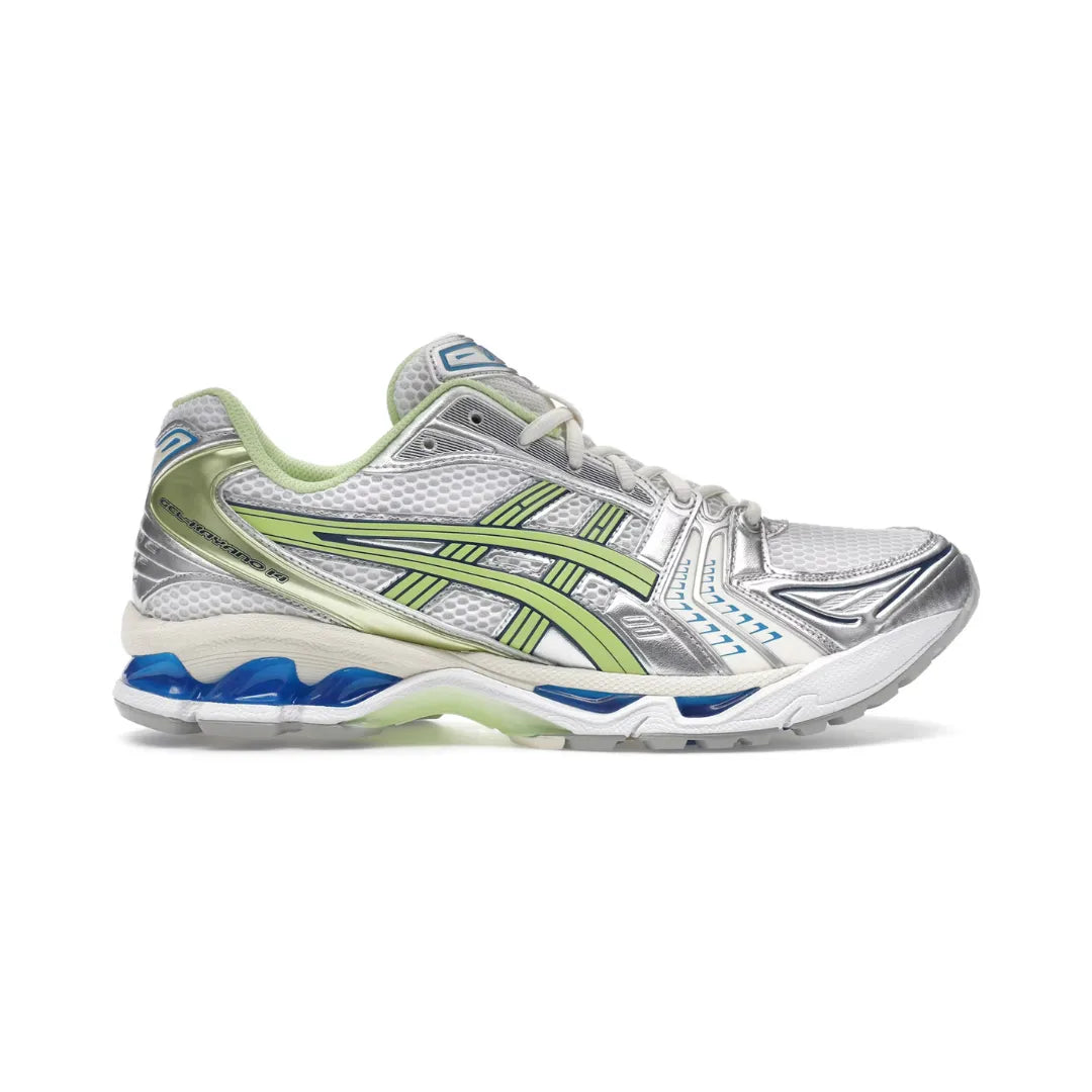 ASICS Gel-Kayano 14 ”Birch Pure Silver Teal Gold”