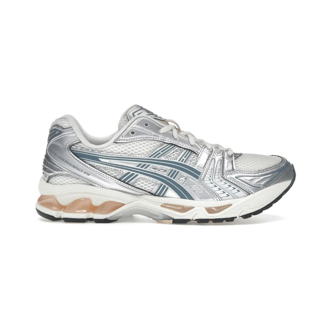 ASICS Gel-Kayano 14 ”Birch Pure Silver Teal Gold”