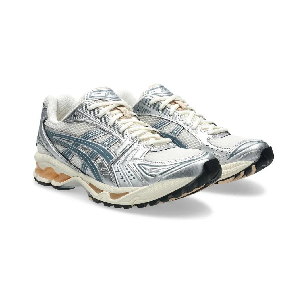 ASICS Gel-Kayano 14 ”Birch Pure Silver Teal Gold”