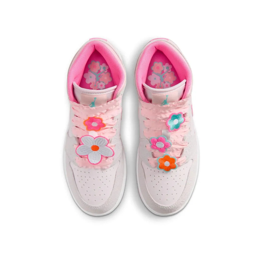 Air-Jordan-1-Mid-ALT-SE-Spring-Flowers-GS-II0592-001-Brick-Sneakers