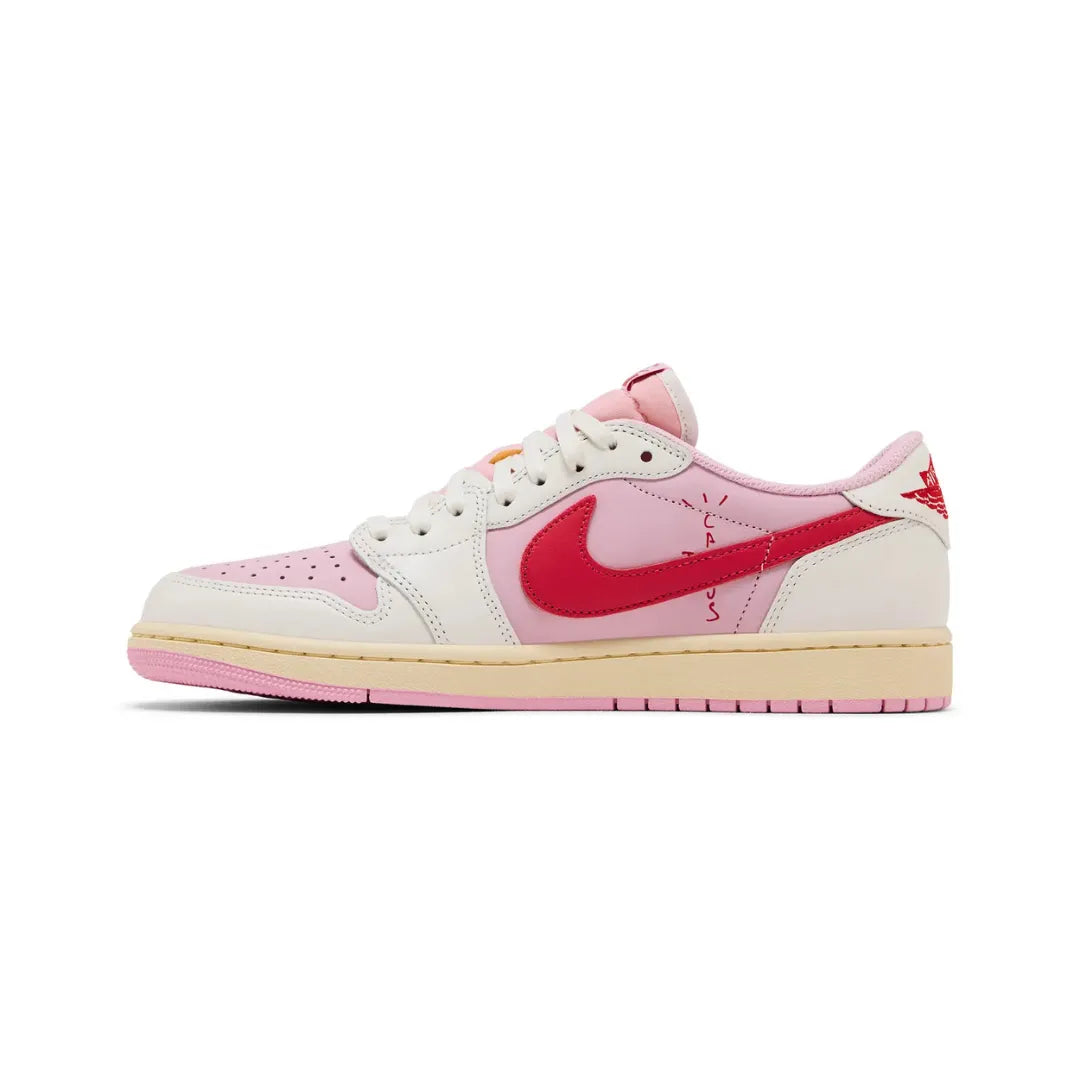 Air-Jordan-1-Retro-Low-OG-SP-Travis-Scott-Sail-Tropical-Pink-IQ7604-101-Brick-Sneakers