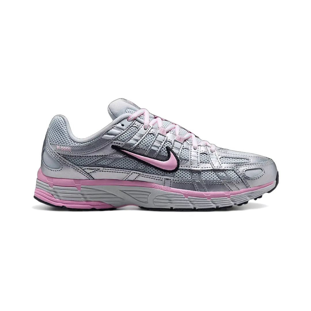 Nike P-6000 ”Pure Platinum Metallic Silver Black Pink”