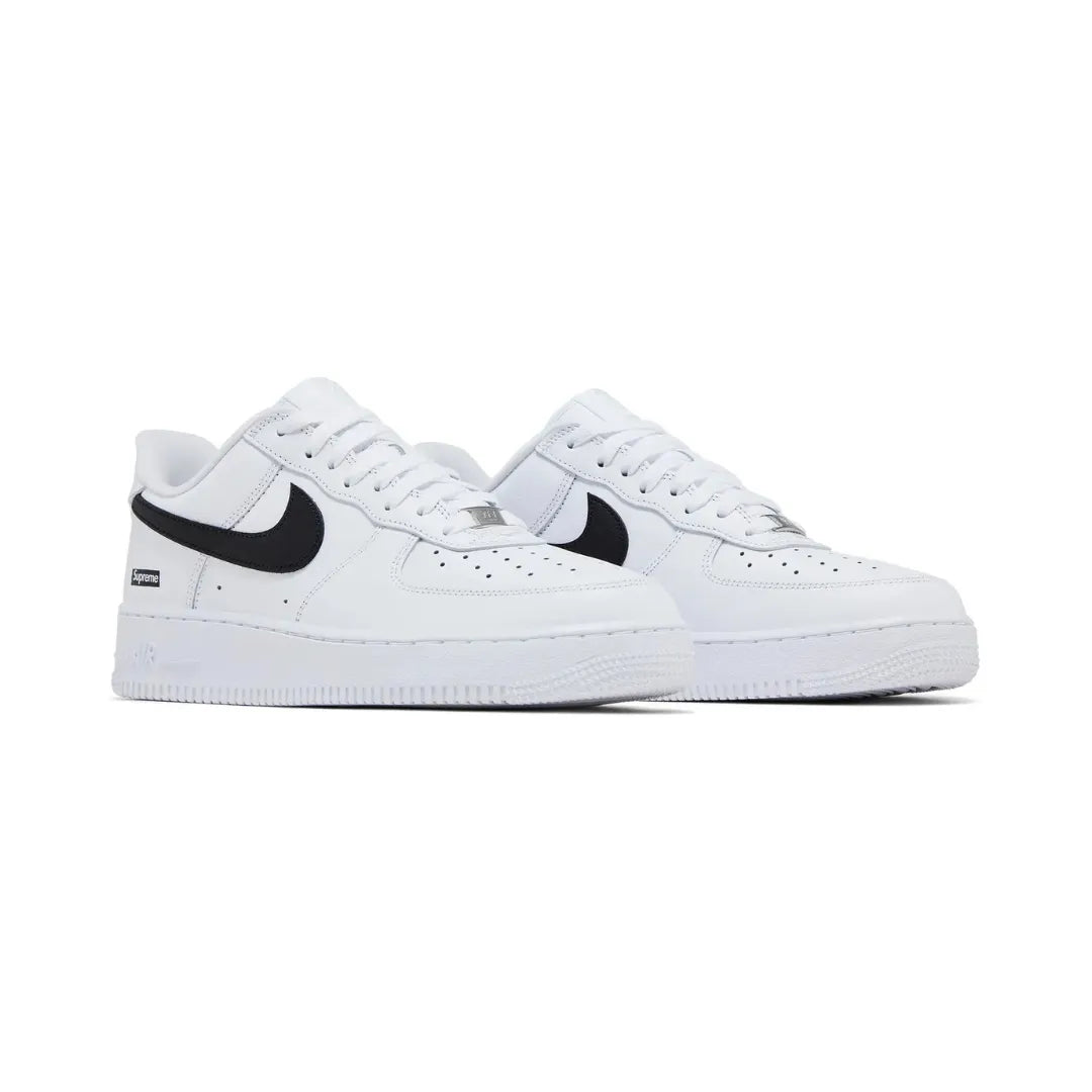 Nike Air Force 1 Low Supreme Box Logo ”White Black”