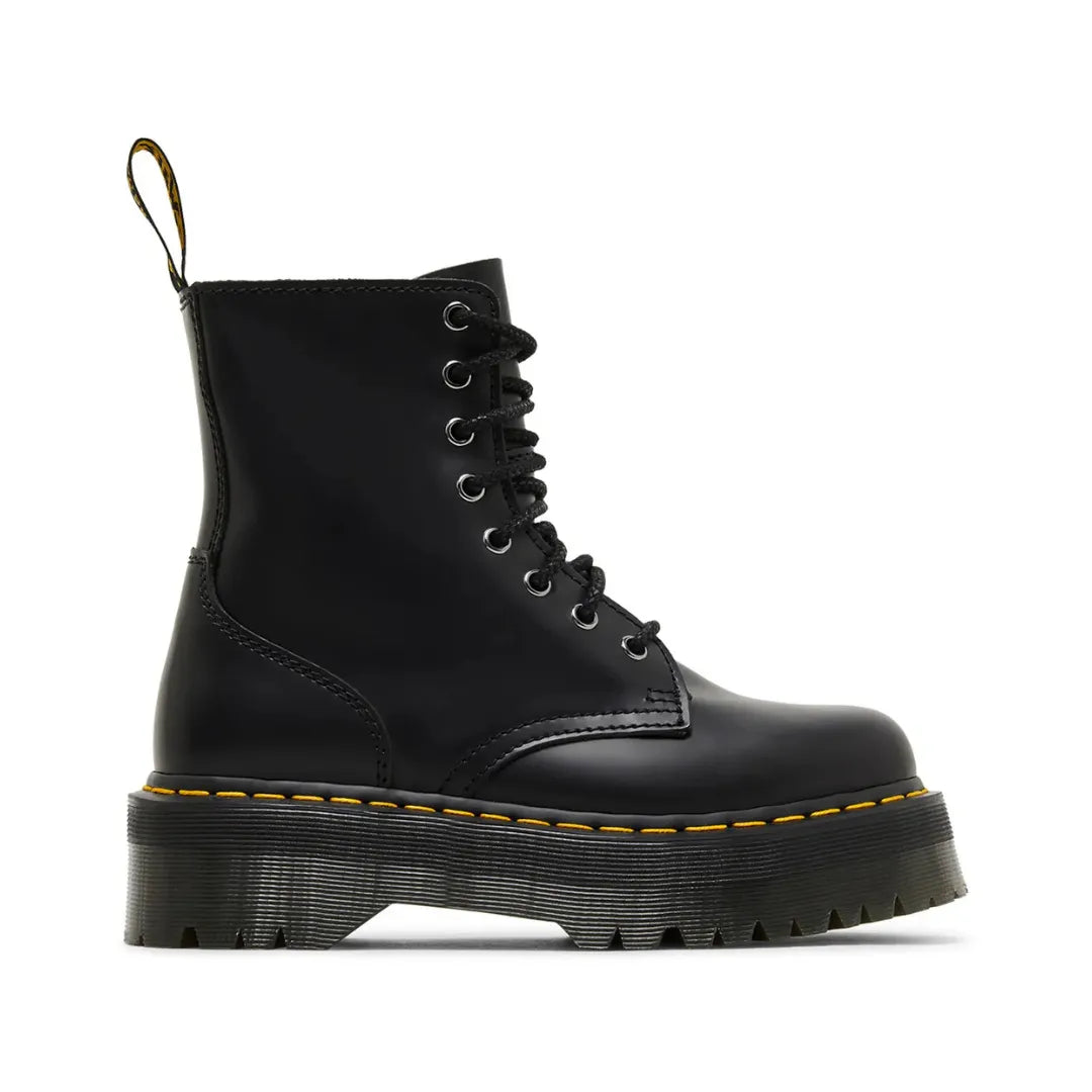 Dr. Martens Jadon Platform Boots ”Black Smooth Leather”