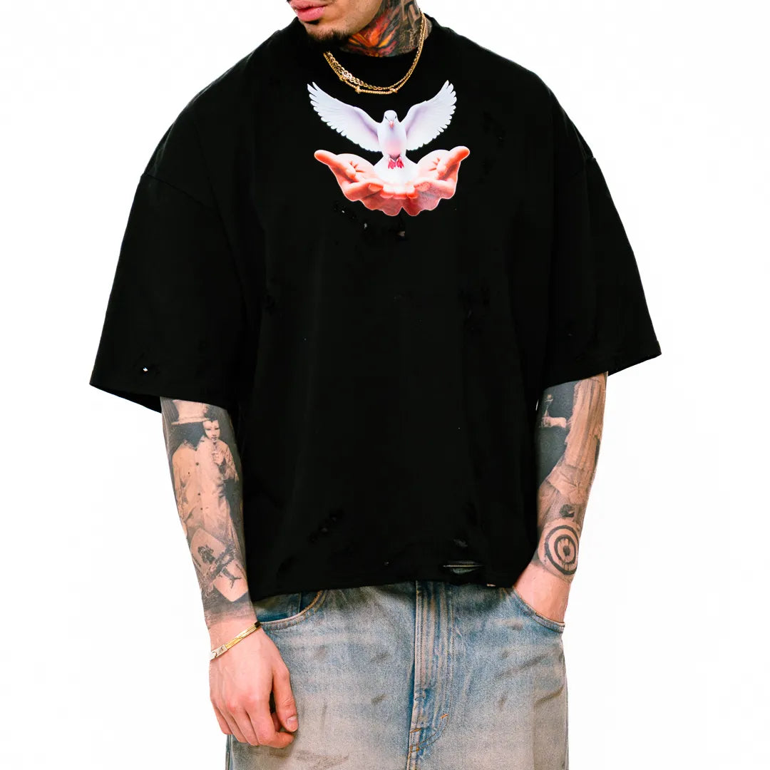 IP-by-paris-Oversized-Cropped-Tee_Flying-Dove-Black
