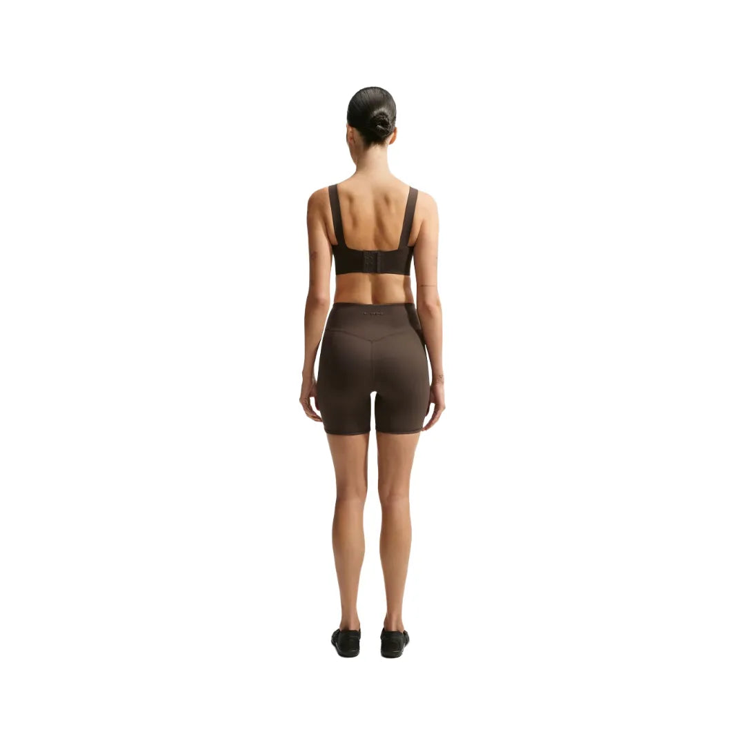 Nike x SKIMS Matte Women's High-Waisted 12.5cm Biker Shorts ”Dark Sepia”