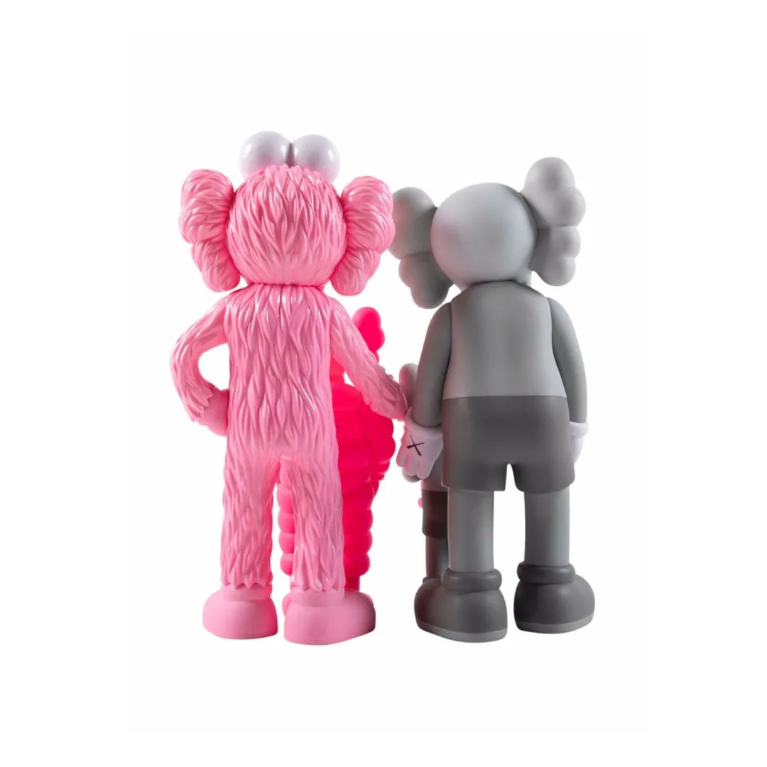 KAWS Family Vinyl Figures Grey/Pink