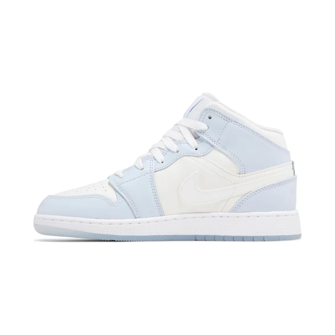 Air Jordan 1 Mid Frozen Glitter Swoosh - Brick Sneakers