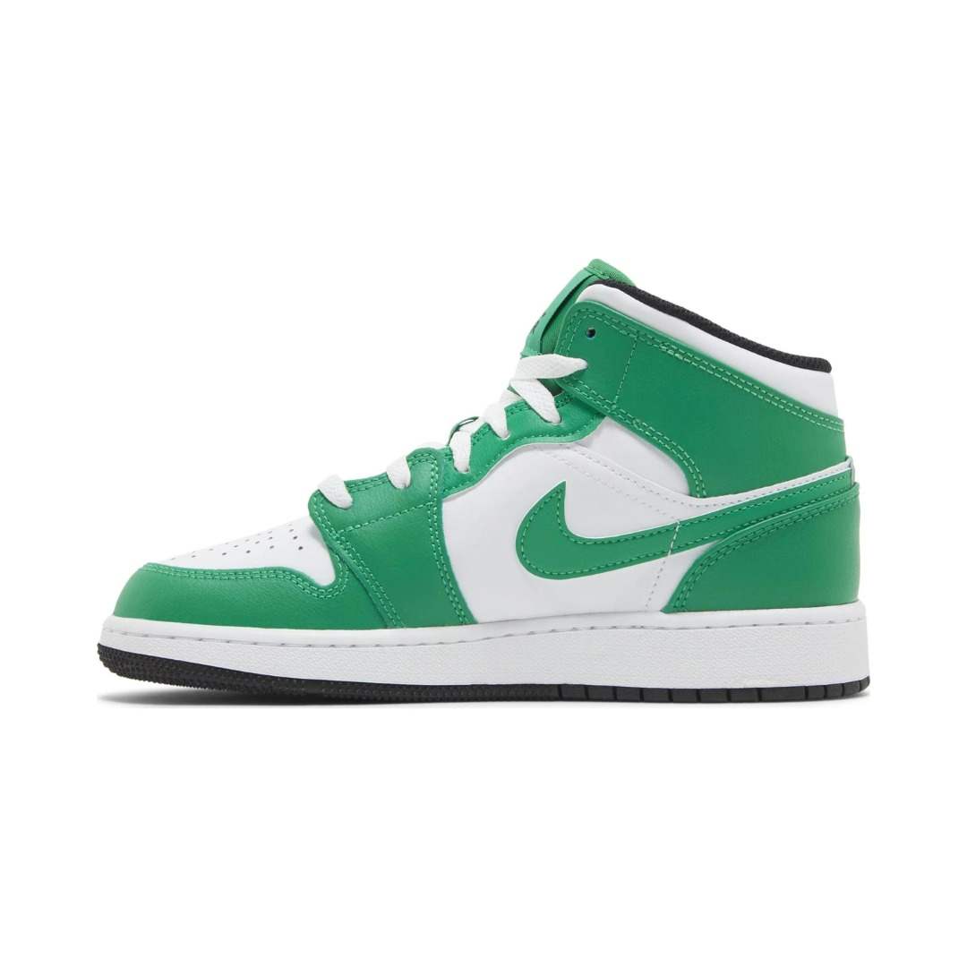 Nike Air Jordan 1 Mid Lucky Green DV1337-104 BRICKS NEAKERS 4