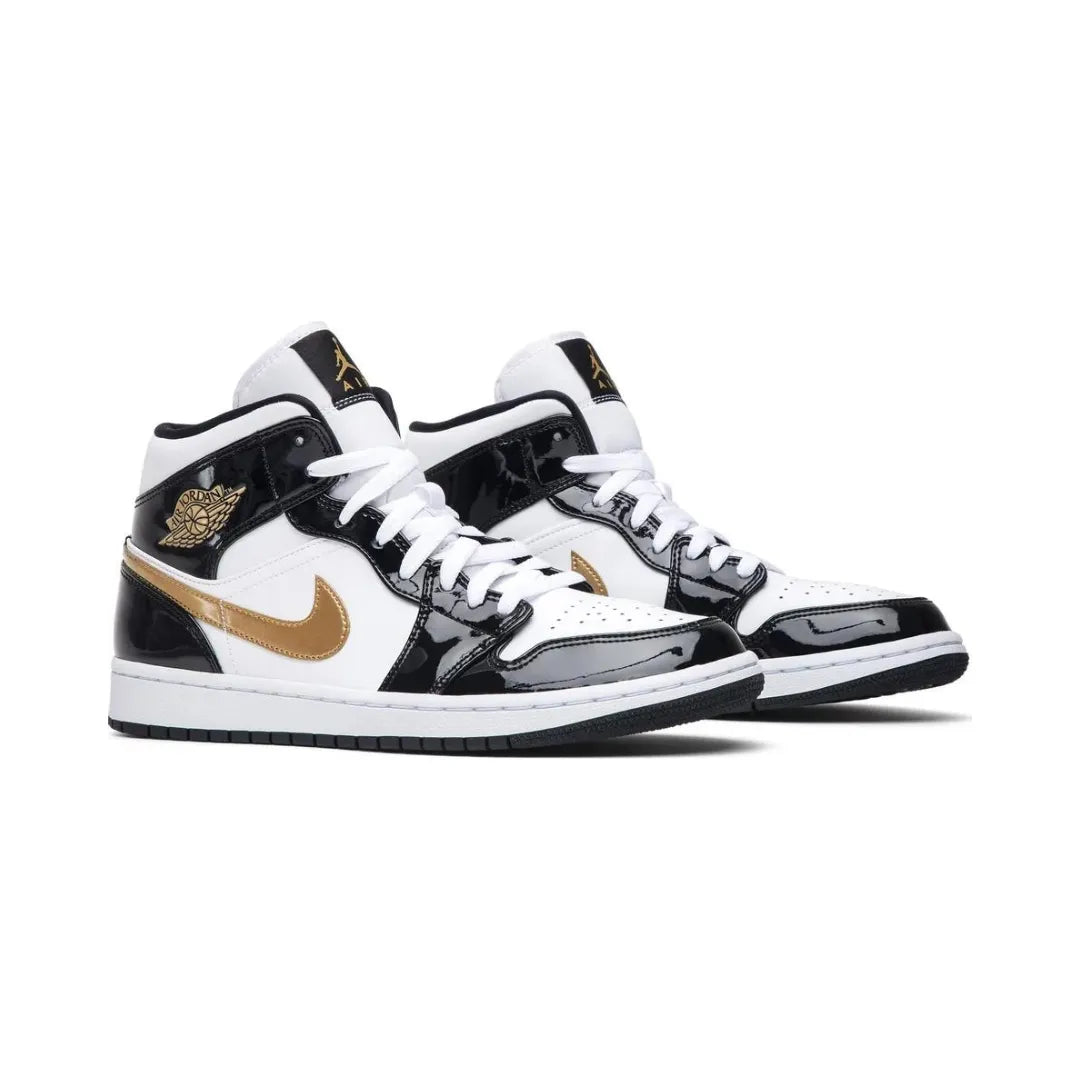 Nike-Air-Jordan-1-Mid-Patent-Black-White-Gold-852542-007-Brick-Sneakers-2