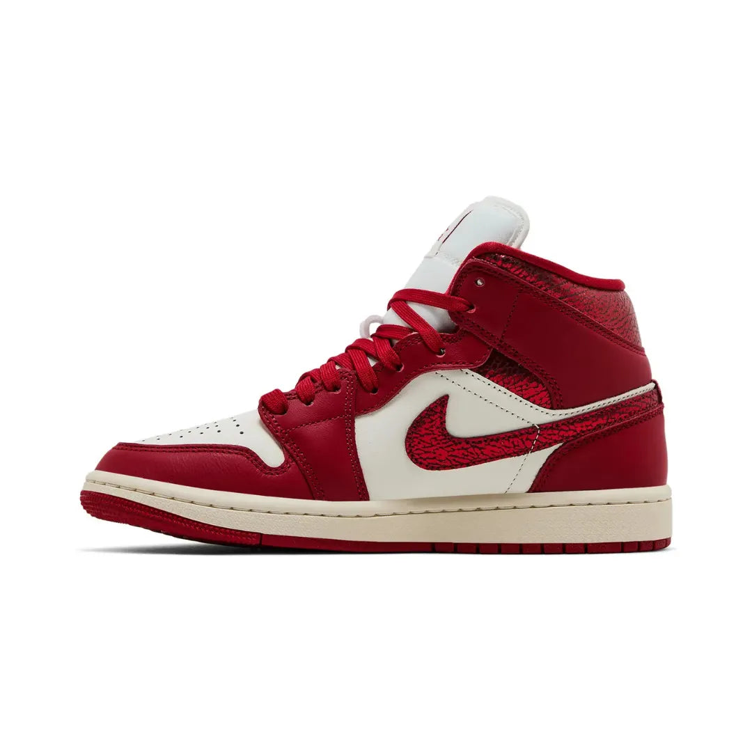 Nike-Air-Jordan-1-Mid-SE-Red-Cracked-Leather-HJ9337-106-Brick-Sneakers