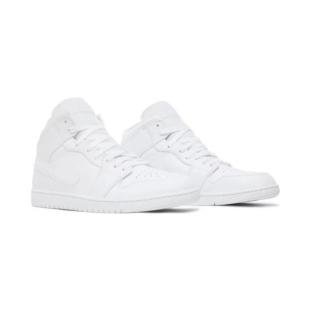 Nike-Air-Jordan-1-Mid-Triple-White-2023-GS-554725-136-Brick-Sneakers2