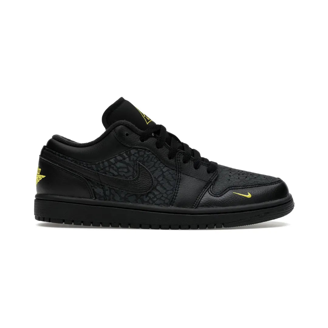 Air Jordan 1 Retro Low ”Black Elephant Print”