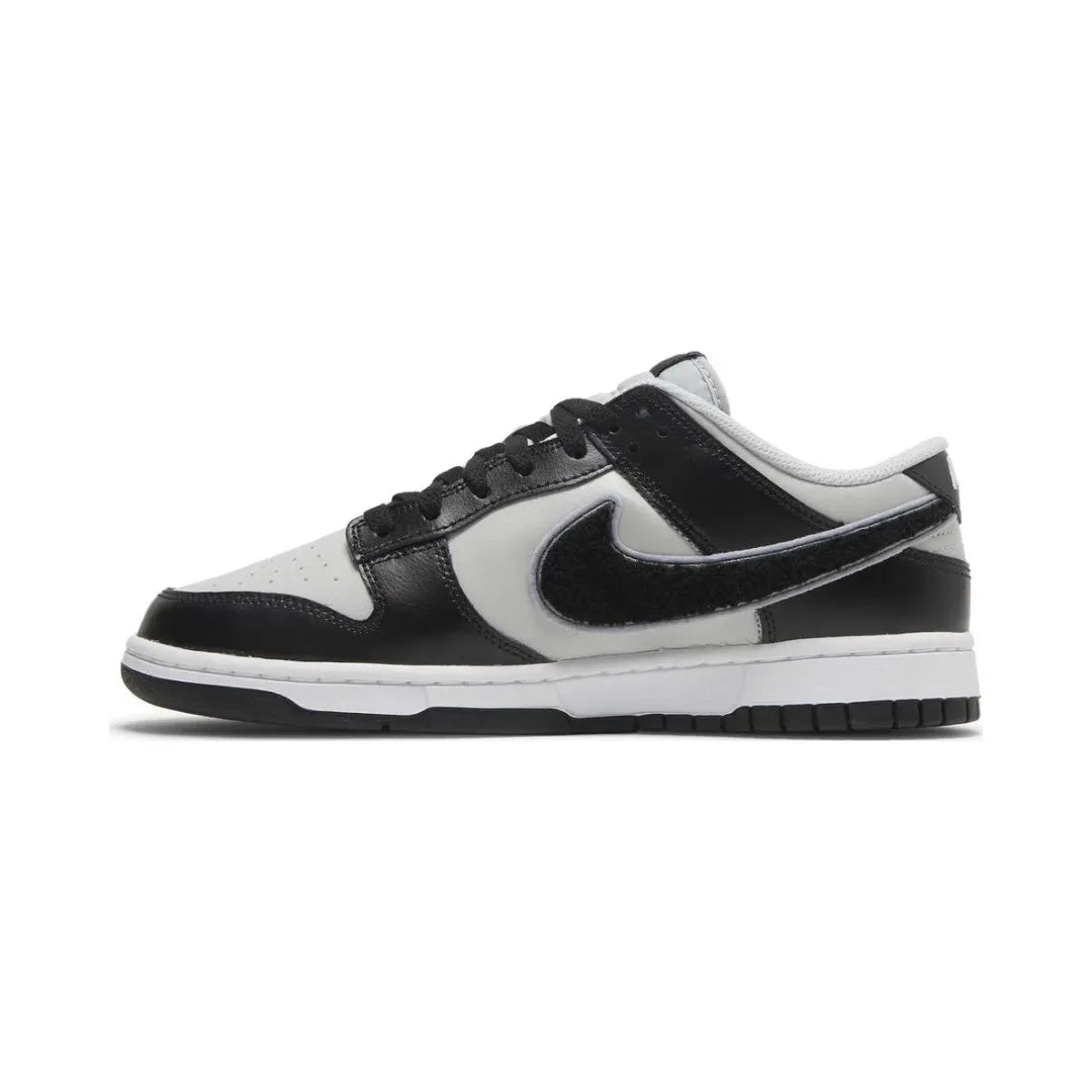 Nike-Dunk-Low-Chenille-Swoosh-Black-Grey-DQ7683-001-Brick-Sneakers-14