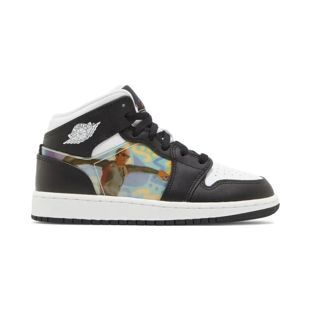 Nike Air Jordan 1 Mid Hologram DR9495-001-Brick Sneakers_1