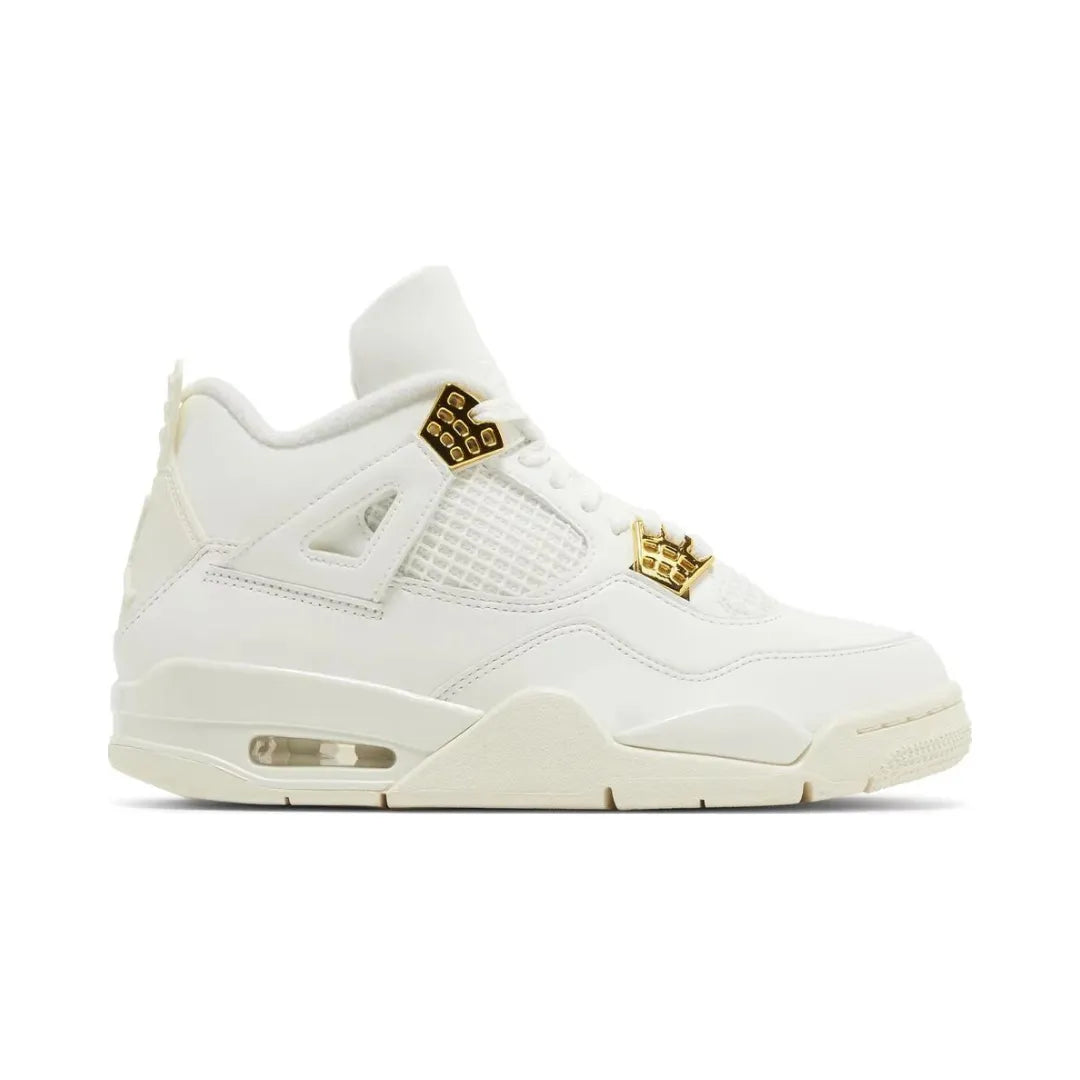 NikeAirJordan4RetroMetallicGoldAQ9129-170BrickSneakers_1