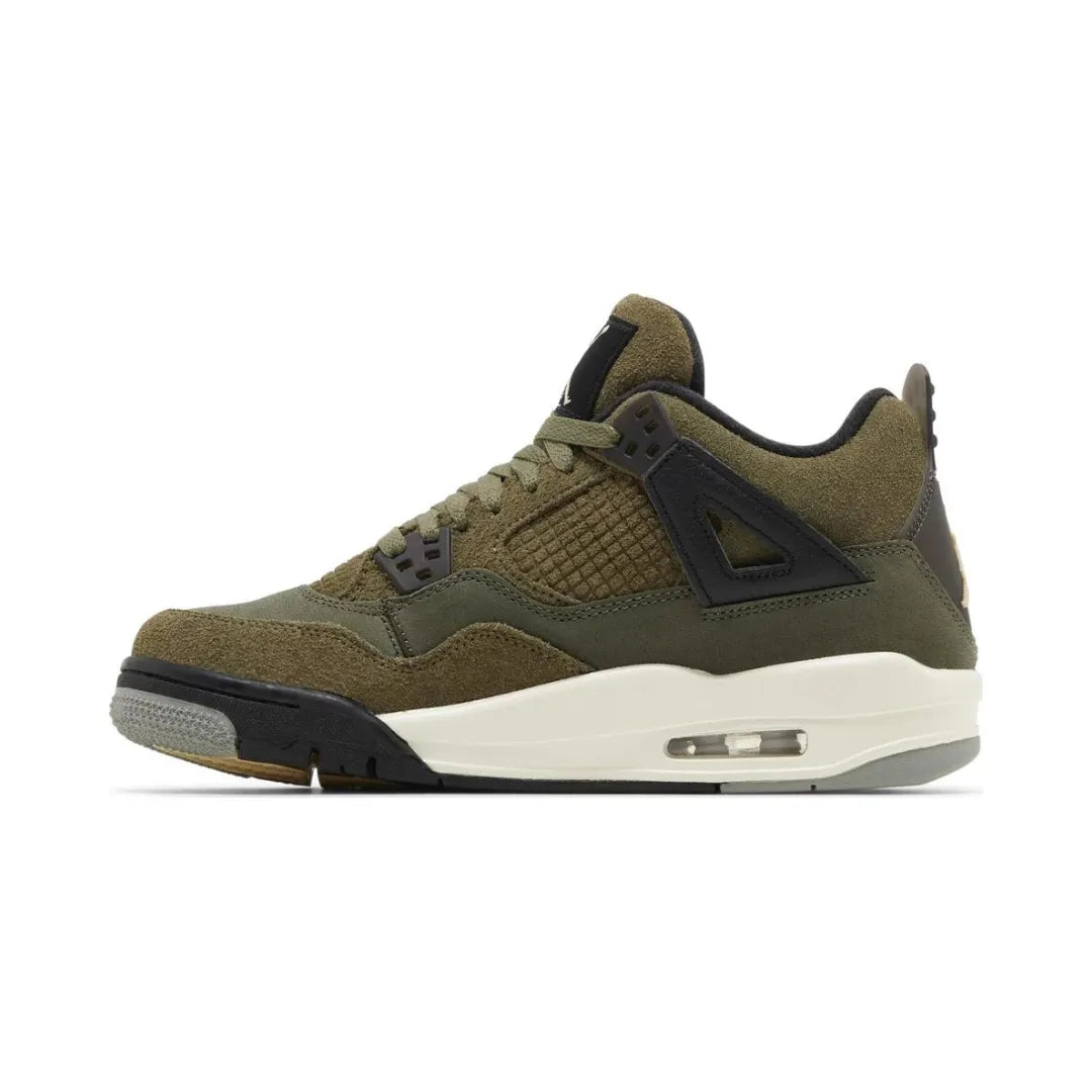 Air Jordan 4 Retro SE Craft Medium Olive - Brick Sneakers