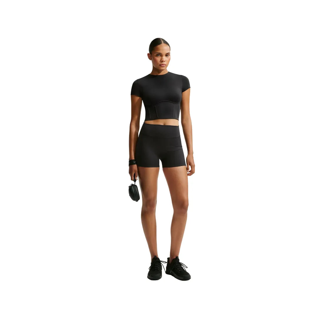 Nike x SKIMS Matte Women's High-Waisted 7.5cm Shorts ”Obsidian”