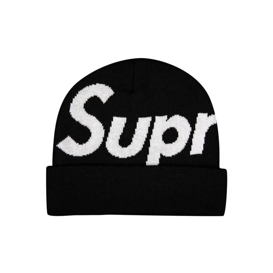 Supreme Big Logo Beanie ”Black”
