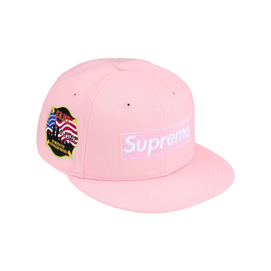 Sapca Supreme x Fdny Box Logo New Era ”Pink”