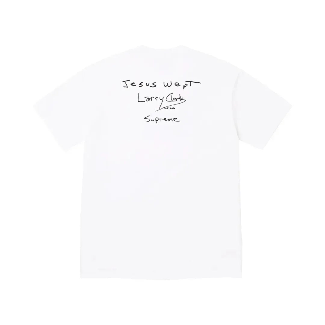 Tricou Supreme Larry Clark Gun ”White”