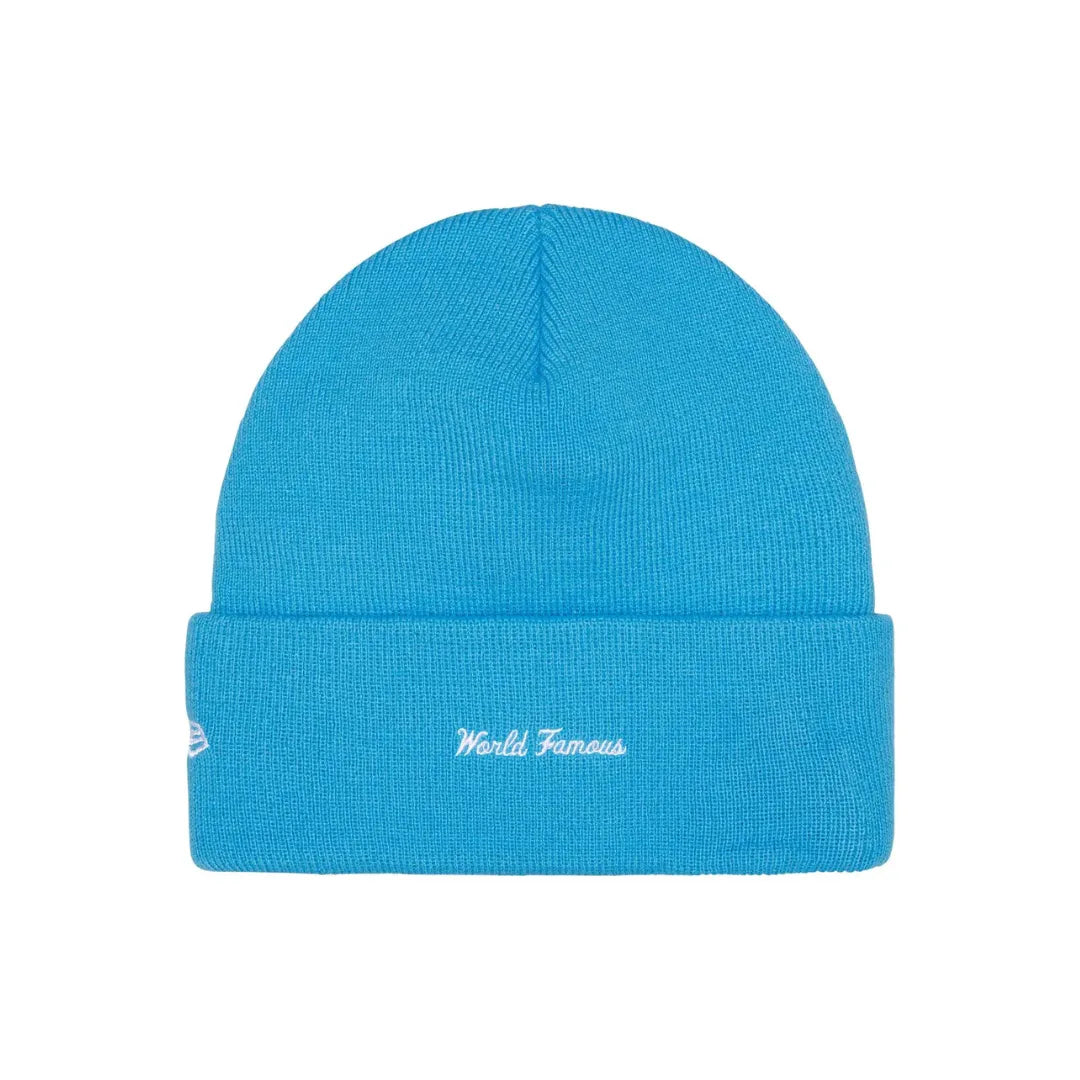 Supreme New Era Box Logo Beanie ”Cyan”