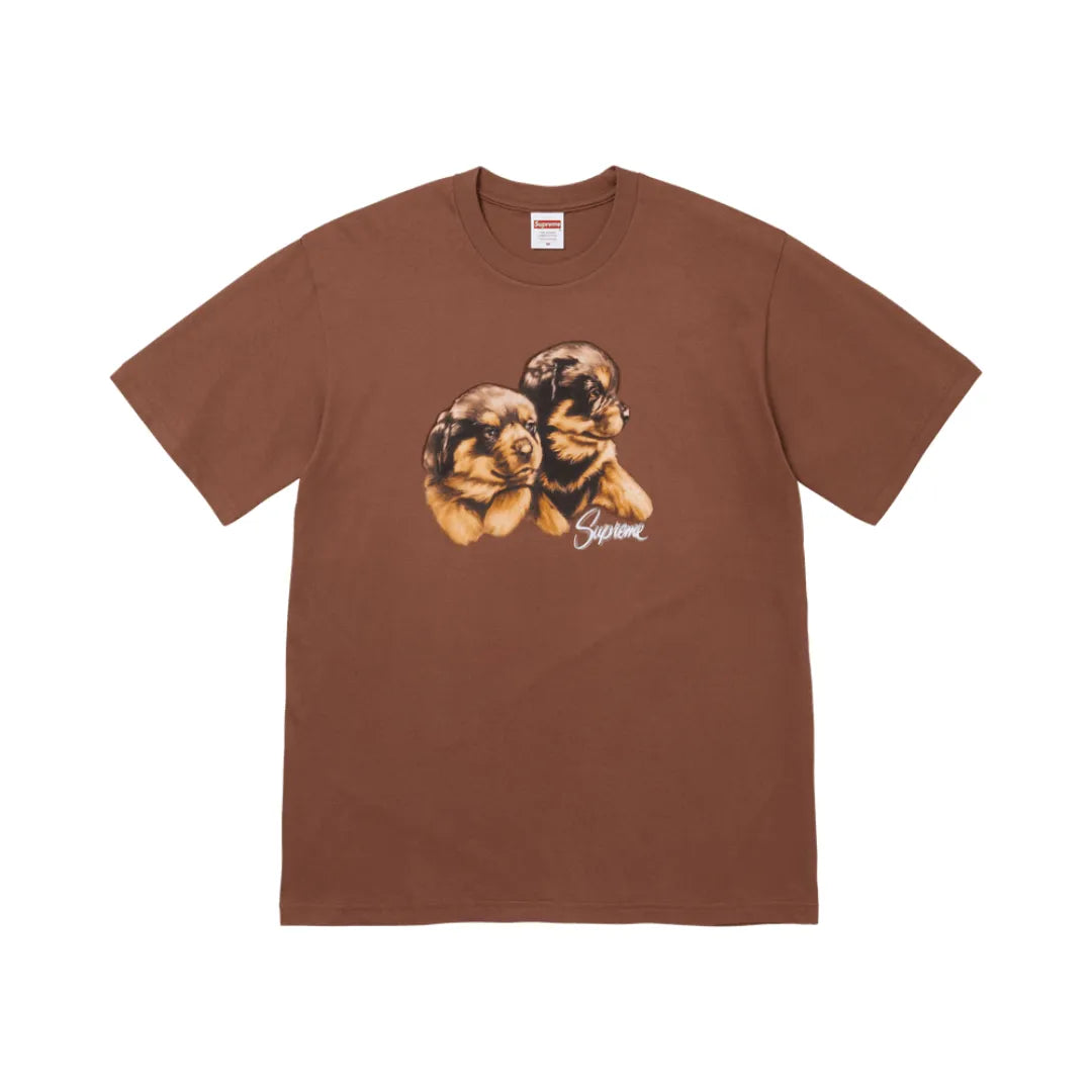 Supreme Puppies Tee ”Brown”